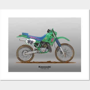 90s dirtbike Posters and Art